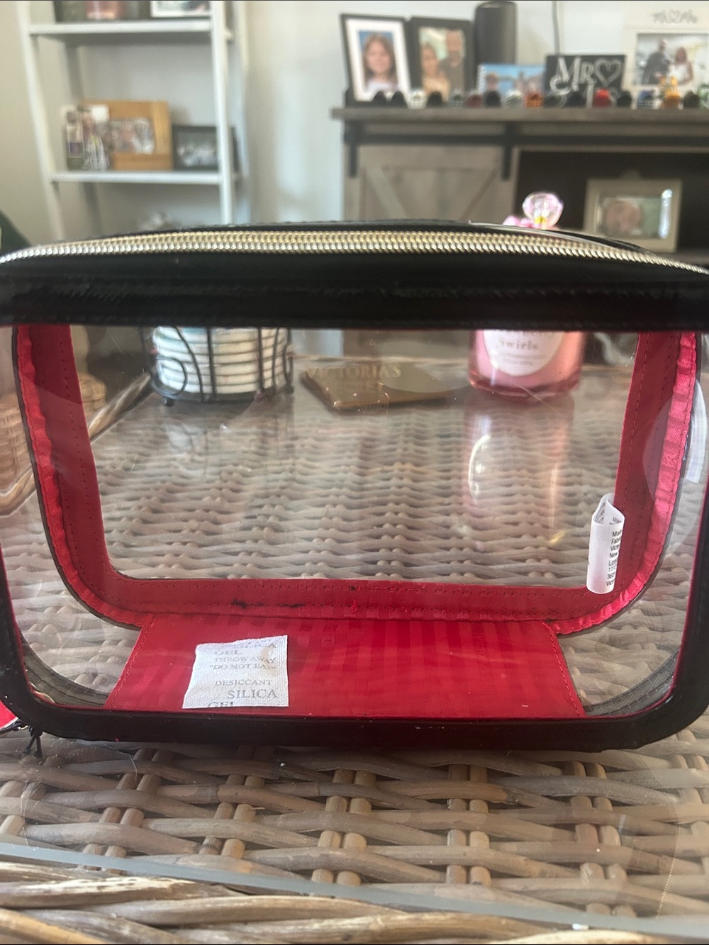 Victoria's Secret Red, Black & Leopard Cosmetic Bag Set - Picture 8 of 13